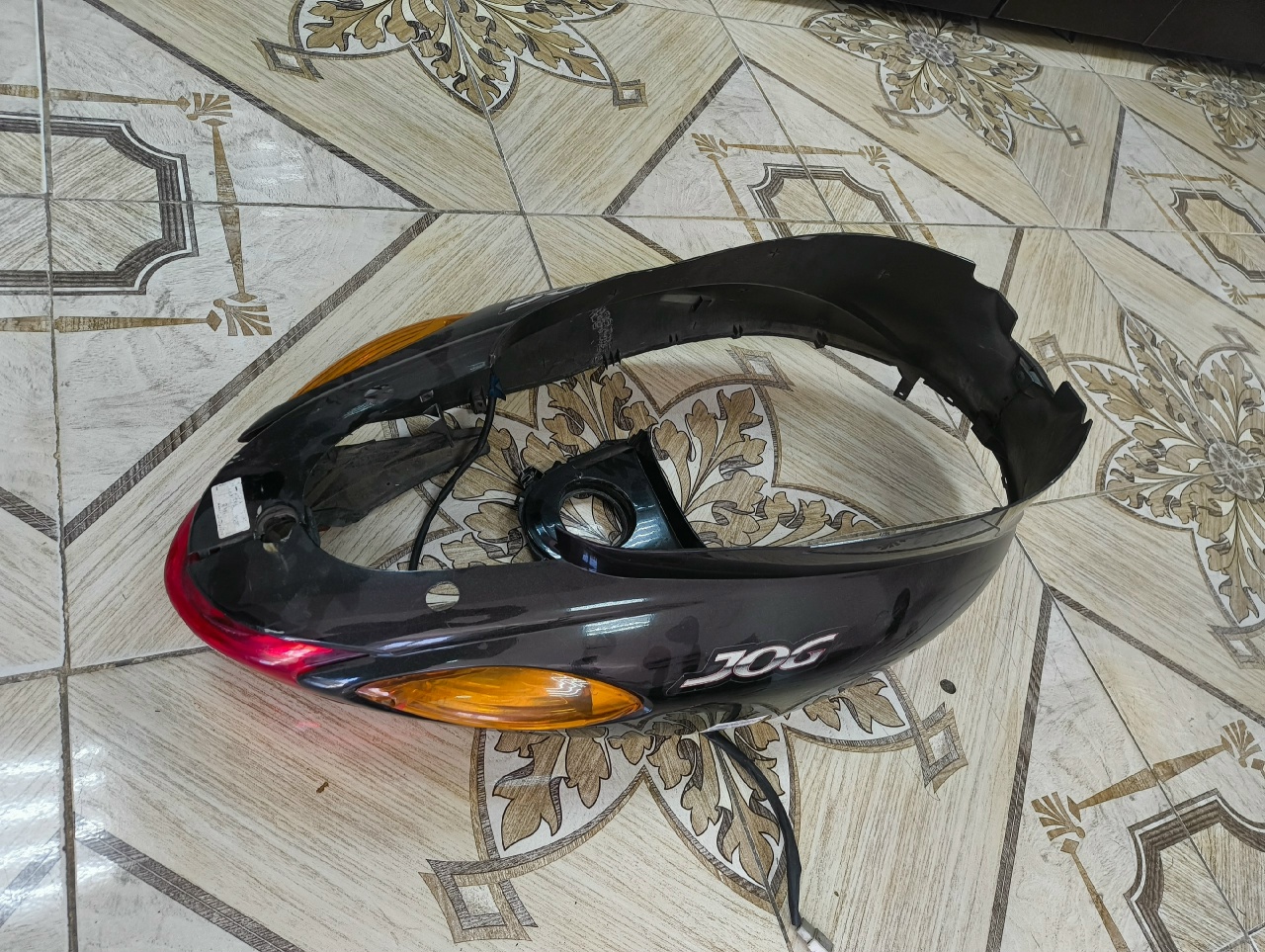 Задний пластик (хвост) Yamaha JOG в сборе (Б/У)