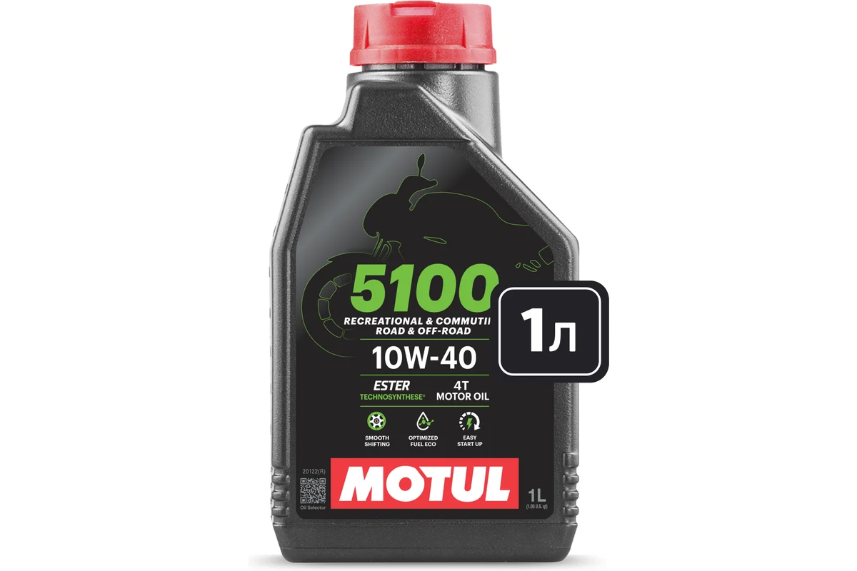 MOTUL 5100 4T 10W40 1 л Моторное масло